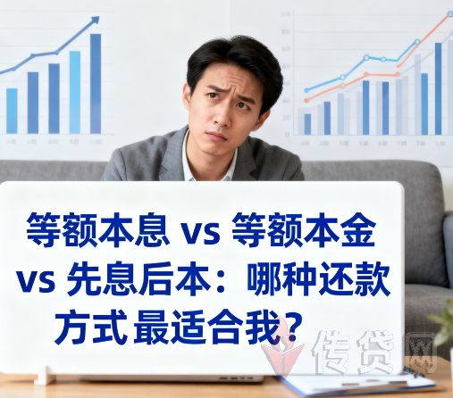 等额本息,等额本金,先息后本,还款方式,房贷选择